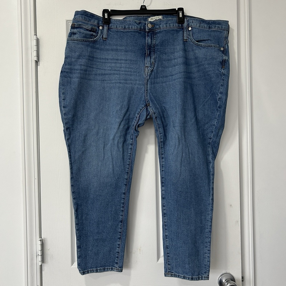 Madewell Curvy High-Rise Skinny Jeans Size 37P Petite Medium Wash 25" Inseam